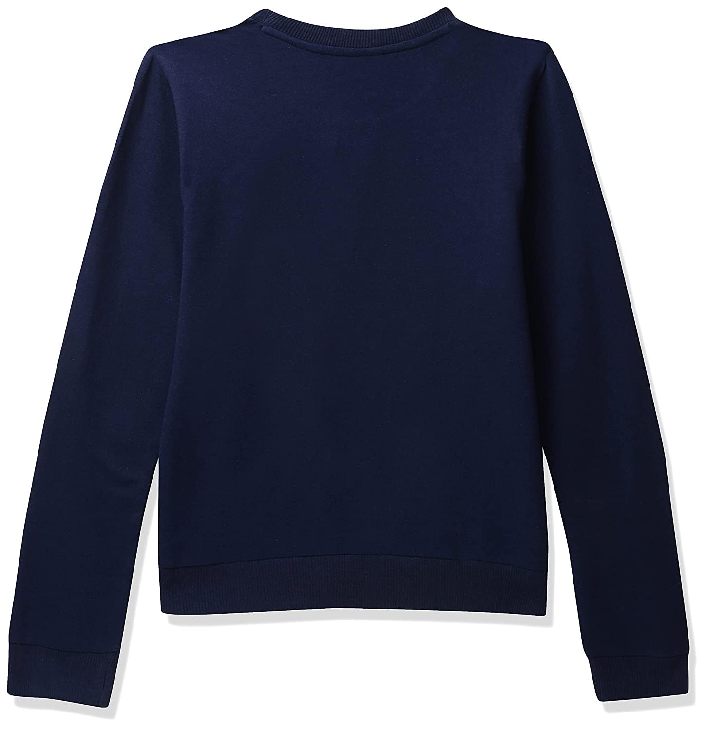 Cloth Theory Girl's Cotton Crew Neck Regular Fit Sweatshirt (SWSGL01_5_Navy_15-16 Years) 1