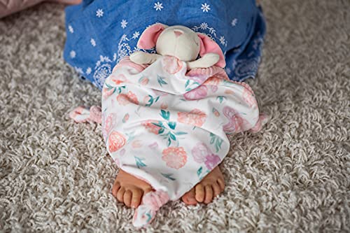 Mary Meyer Little Knottie Lovey Security Blanket, 10 X 10-Inches, Bunny #TOP2