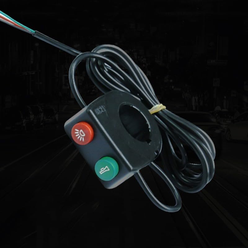 babominimer E- Scooter eléctrico impermeable faro e interruptor de señal de giro 2 en 1 o 3 en 1, control de manillar multifunción para indicador izquierdo/derecho o lateral (2 en 1)