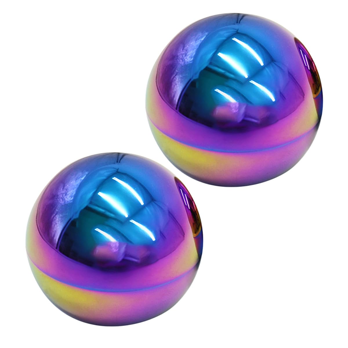 LALAFINA Sfera Riflettente in Acciaio Inox 15 CM, 2 Pezzi, Decorazione per Patio e Giardino Esterno Finitura a Specchio Lucidata