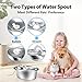 ORSDA Cat Water Fountain Stainless Steel, 3L Automatic Pet Drinking Fountain for Cats Inside, Dog Water Dispenser with Adjustable Water Flow and 6 Replacement Filters for Cats, Dogs