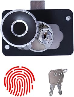 Hemoton 1 Conjunto 2 Fechadura De Impressão Digital Acessórios Eletrônicos Cadeados Com Chave Acessórios De Escritório Cadeado Cadeado Cadeado Ao Ar Livre Cadeado Sem Chave Fechadura