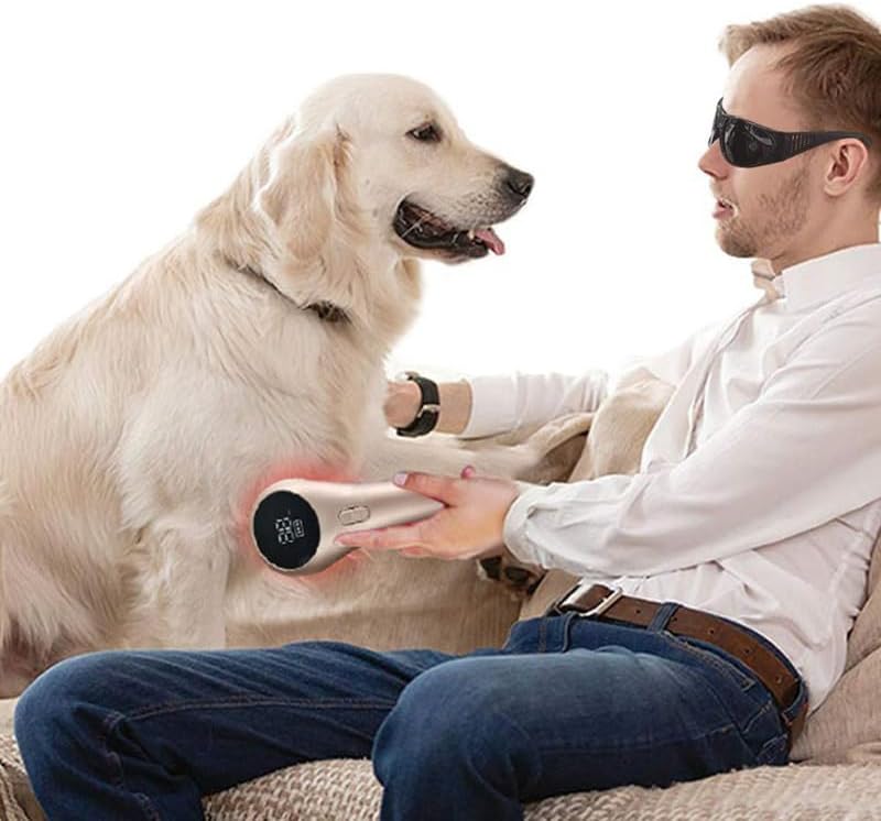 Red Light Therapy Device,Near Infrared Light Therpay for Pet, Knee, Ankle,Elbow,Shoulder,5x808nm 16x650nm,1055mW