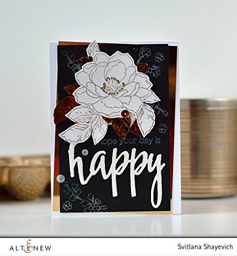 Altenew Beautiful Day Stamp Set (6\" x 8\") Most Popular Floral Layering Stamp Set for Card Making, Scrapbooking, Journaling
