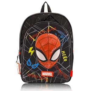 Marvel Spiderman Backpack for Boys, Girls, Unisex | Cute Spiderman Bag 16″ Spiderman Backpack for Toddlers | Marvel Spiderman EVA Molded Backpack for School
