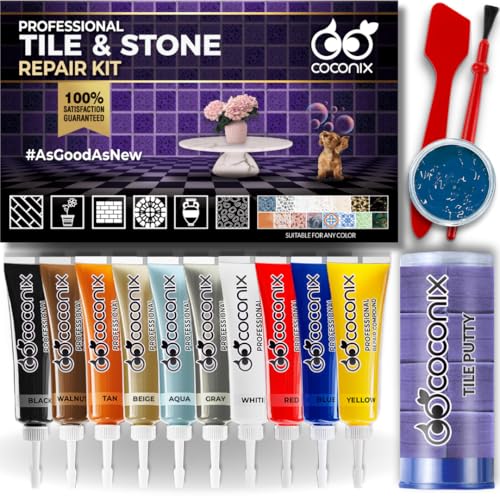 Masilla de mosaico de reparación de piedra azulejos