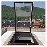 Lucernari e lucernari per tetti piatti, 85 x 85 cm, design inclinato, illuminazione sotterranea, illuminazione da giardino, finestre sotterranee, ad alta efficienza energetica