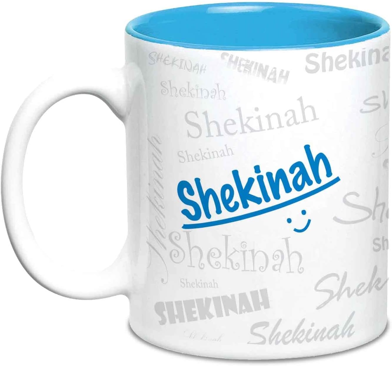 Hot Muggs Me Graffiti Mug - Shekinah Personalised Name Ceramic, 315ml, 1 Unit
