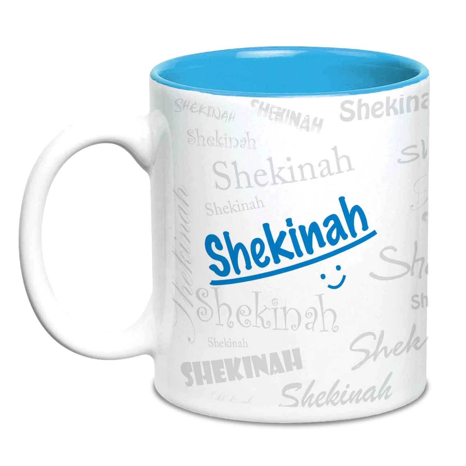 Hot Muggs Me Graffiti Mug - Shekinah Personalised Name Ceramic, 315ml, 1 Unit