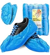 ABC Blue Disposable Shoe Covers for Indoors, 15.75 x 6 inch