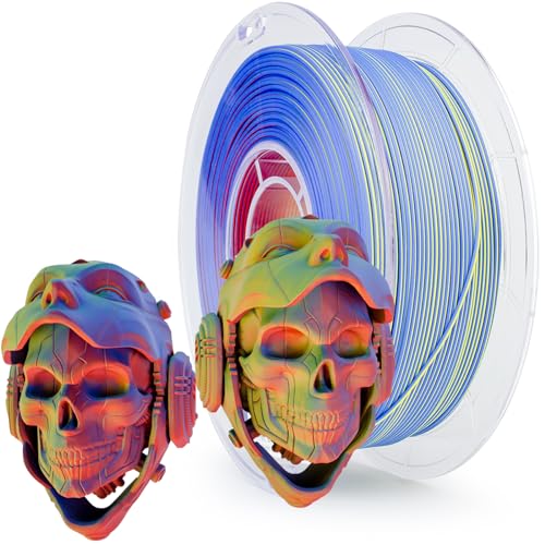 ZIRO Matte 3-in-1 Colors PLA Filament 1.75mm Coextrusion 1kg Neon