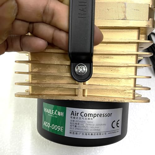 Image of ANMSALES Hailea ACO-009E Magnetic Air Pump AC Series for Pond,Biofloc,Fish Tank,Aquarium,Hydroponics,Etc. (160WATT 145 L /MIN)