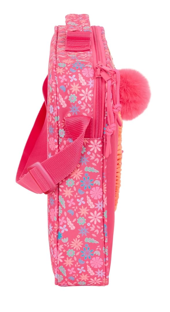 Safta FEELING - Cartera Extraescolares, Maletín Portatodo, Bandolera, Cómoda y Versátil, Calidad y Resistencia, 38x6x28 cm