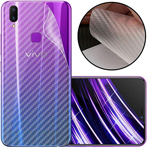 Image of Compatible with Vivo Z1 Back Screen Protective Film Carbon Fiber Skin Transparent Screen Guard Sticker