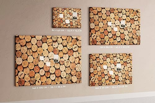 Tableau liège 60x40 en bois aspect bouchons de vin pour une déco écoresponsable - 6