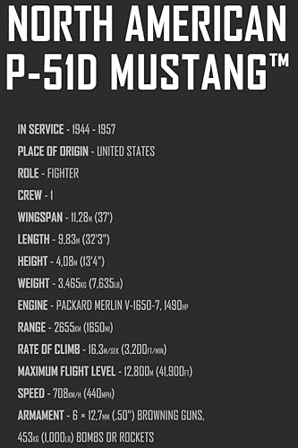 Miniatura 8 de COBI TOP Gun: Maverick Mustang P-51D Plane