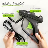 Surebonder Cordless Hot Glue Gun, High Temperature, Full Size, 60W, 50% More Power - Sturdily Bonds Metal, Wood, Ceramics, Leather & Other Strong Materials (Specialty Series CL-800F) — image 7