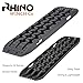 Rhino 4x4 Rettungsweg-Leiter 10T Off-Road Traktionsgriff Winterbretter Sand/Schlamm/Schnee x2 (Schwarz)
