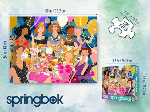 Rompecabezas Springbok Glam Brunch Bash de 1000 piezas para adultos – Ideal para reuniones – Piezas de corte único – Hecho en EE.UU. miniatura 4