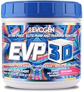Evogen EVP 3D Stim Free Pre-Workout | Muscle Pump &amp; Vascularity, Mental Focus, Boosts Nitric Oxid...