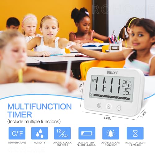 Rohome Visual Progress Bar Shower Clock