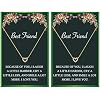 Friendship Necklaces BFF Necklaces for 2 for Women Matching Necklace for BFF Bestie Friends Sisters Birthday Gifts for Her