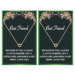 A: 2pcs gold cz necklace