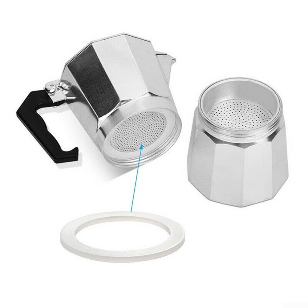 CNANRNANC Gasket Seals Crafted from Soft, Silicone Material for Optimal Performance in Moka Pots (2 cup)