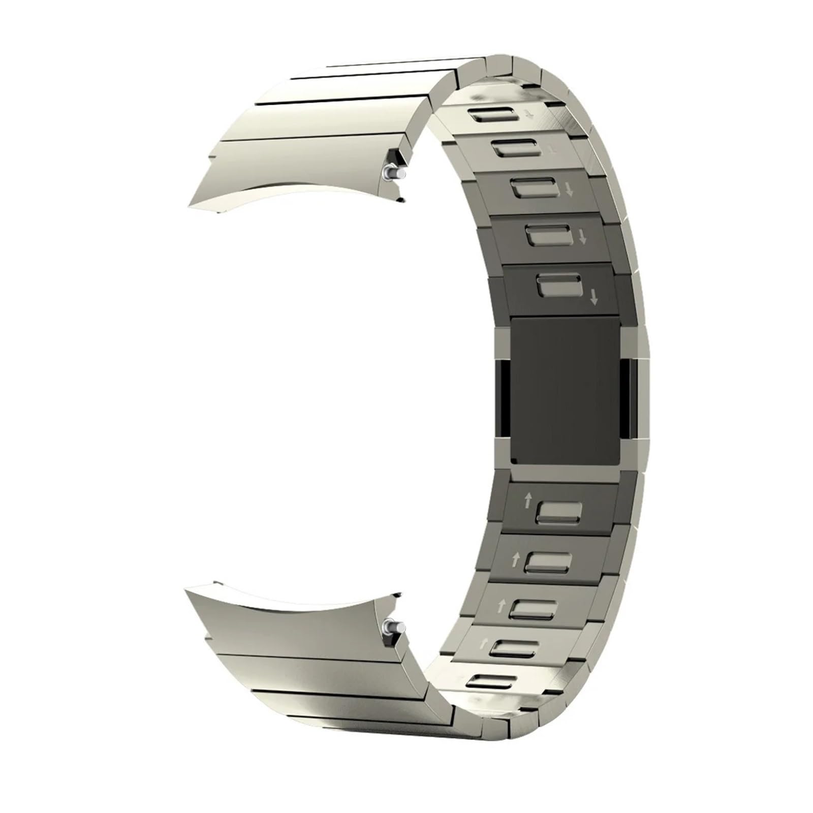 Correa magnética de metal sin espacios para Samsung Galaxy Watch6 44 mm 40 mm Pulsera de enlace de liberación rápida para Galaxy Watch 6 Correas de reloj clásicas de 43 mm y 47 mm