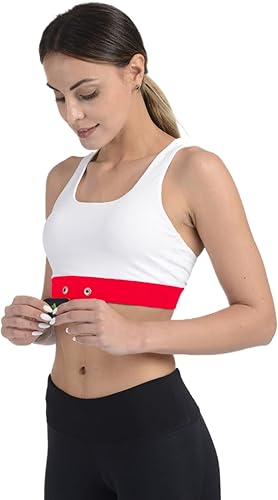 Miniatura 6 de Correas de pecho de repuesto para monitor de frecuencia cardíaca compatibles con Polar H7 H9 H10 Wahoo Tickr Garmin Cinturón de pecho HR Senor M-XXL