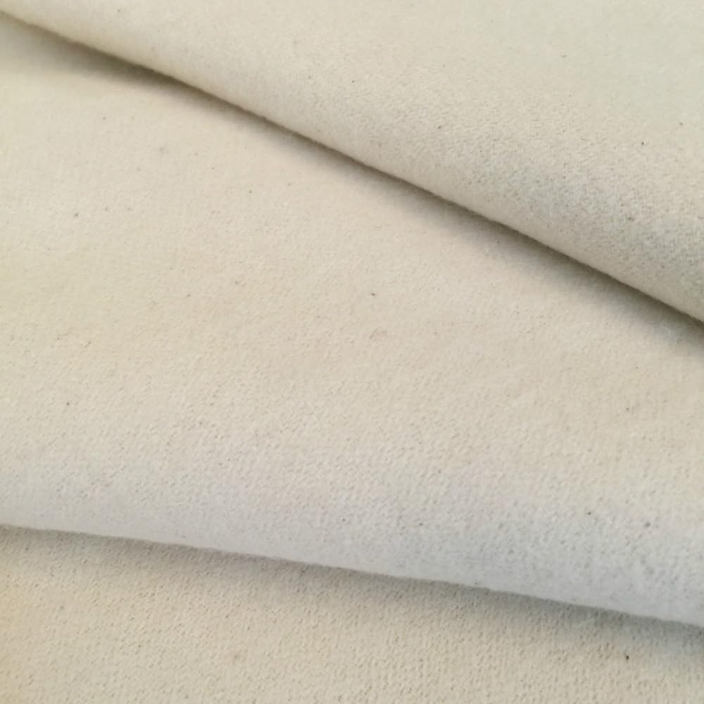 Heavy Domette 100% Cotton Fabric Curtain Interlining 54"/140cm Wide Upholstery (Price Per Metre)