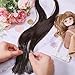CHGCRAFT Doll Wigs Doll Hair Wefts for Rerooting Black Doll Hair Extensions for Doll Hair Making Doll DIY Making Accessories Figurine Wigs