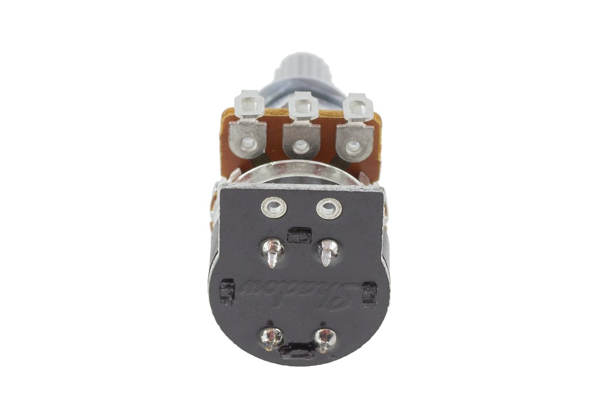 Potencjometr Shadow Kill Pot do gitar elektrycznych (opór 500 kOhm do Humbucker, z przyciskiem, Volume-Poti)
