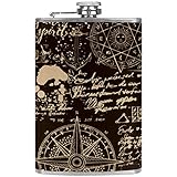 2. Petaca portátil decente con cubierta en espiral que puede contener vodka, brandy, ron o champán e irradia un encanto masculino mortal en cada gesto