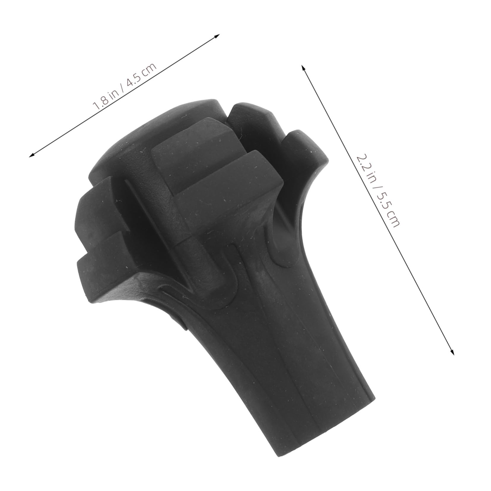 Anneome Cane Tips for Trekking Poles Walking Stick Tip Covers Impact Mitigation for Enhanced Stability
