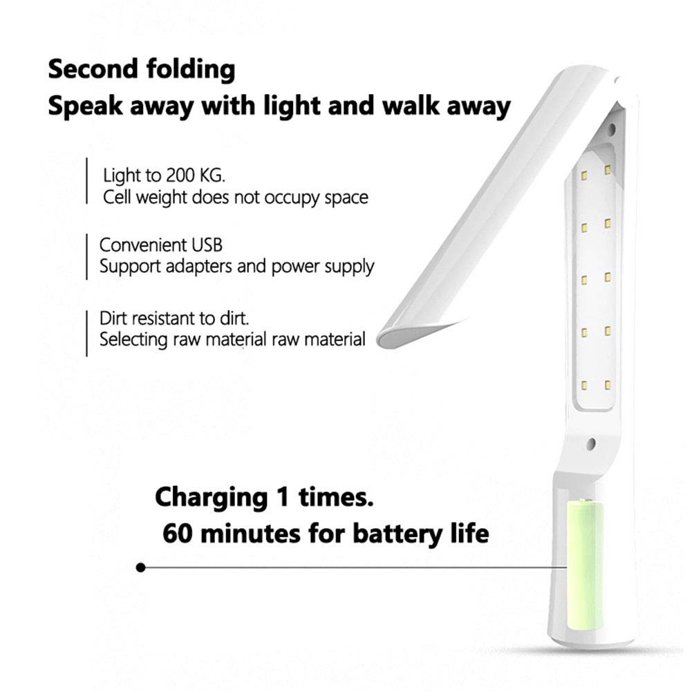 Asta disinfettante UVC disinfettante portatile lampada a raggi ultravioletti portatile e disinfettante domestico pieghevole luci germicida
