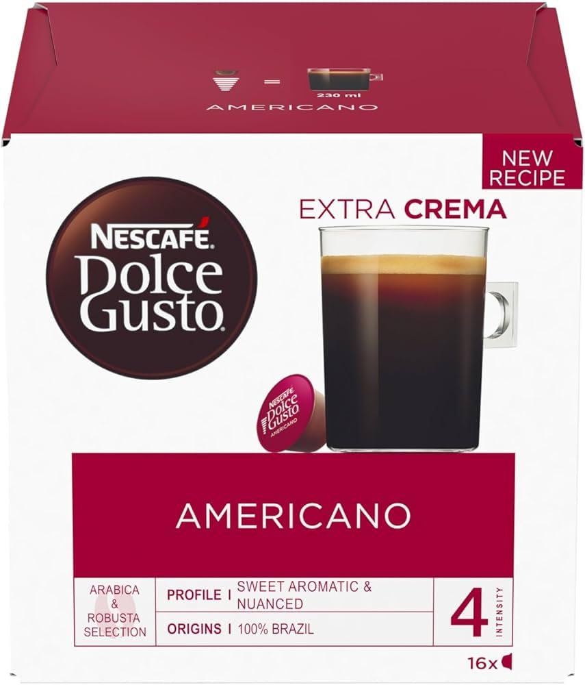 The CoffeeMarket Ltd : Buy 1-6 Boxes Compatible With Dolce Gusto Coffee Pods : AMERICANO