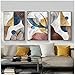 Produktbild CHENGMU Kunst Bilddruck Moderne abstrakte Leinwand Kunst Malerei Drucke Poster Wanddekoration Bilder Wohnkultur 40x60cmx3 Rahmenlos