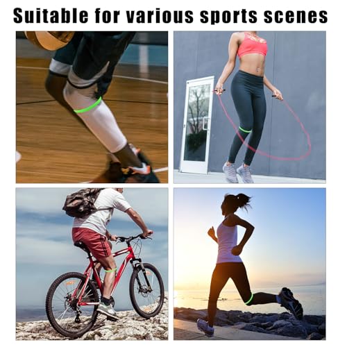 Image of Gosknor 2pcs Patellar Tendon Support Strap Knee Band (Fluorescent Green)