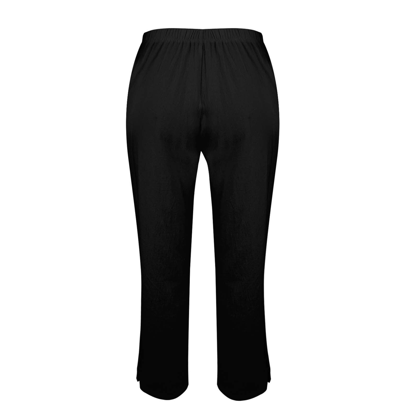 Generisch Pantalon long en mousseline pour femme