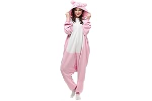 Pig Cosplay Costume Animal Pajamas Halloween Nightwear