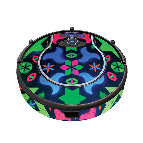 Image of MightySkins Skin Compatible with Shark Ion Robot 750 Vacuum Minimal Coverage - Geometric Rave | Protective, Durable, and Unique Vinyl wrap Cover | Easy to Apply, Remove | Made in The USA