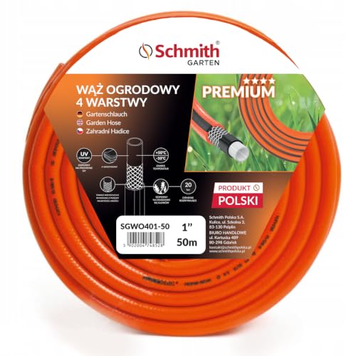 Schmith - Tuyau d'Arrosage 4 Couches - 50m - Diametre 1/2" - Accessoires de Jardinage - Outillage de Jardin - Nettoyage - Durable - Robuste – vue 4