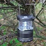 Lieferumfang : DÖRR LED Camping Lampe CL-1285 silber; 3x Mignon AA 1.5V Batterien