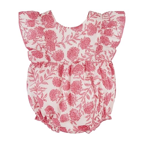 Mud Pie baby-girls Children's Ruffle Print Bubble