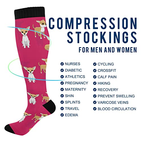 Dussdil Compression Socks for Women & Men - Knee High Socks for Running & Athletic Activities4