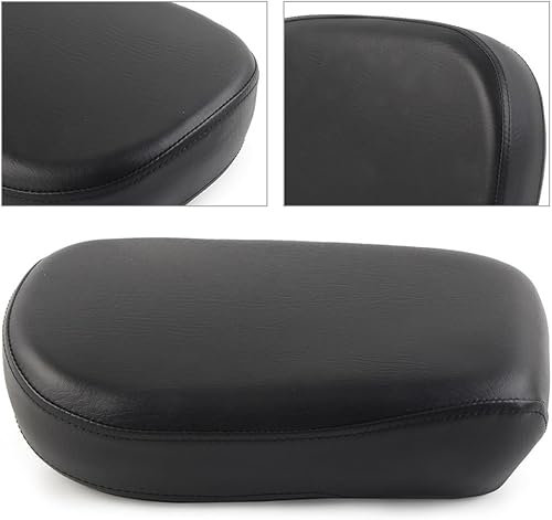 Miniatura 2 de LIRU - Cojín para asiento de pasajero trasero de motocicleta para Yamaha XVS 650 1998-2010, V-Star 650 1998-2010, negro