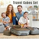 ZOMFELT 6 Pcs Packing Cubes for Travel Cubes & Sturdy Packing Organizers - Image 2
