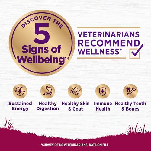 Wellness Complete Health Small Breed Adult Dry Dog Food with Grains and Real Turkey, Natural Ingredients, Omega Fatty Acids, and Probiotics, Made in USA (12-Pound Bag)” - Image 3