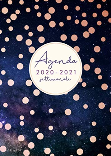 Agenda 2020/2021 18 mesi: Agenda 2020/2021 giornaliera italiano | A5 | Luglio 2020 - Dicembre 2021 | Diario 2020 2021